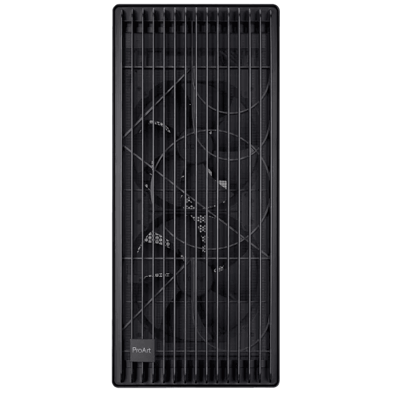 Asus Asus ProArt PA602 Gaming E-ATX Computer Case, 2x 200mm & 1x 140mm Pre-Installed Fans, Up to 420mm Radiator & 6x Fans Support, Dual Air Deflectors, 15.5mm Open Grills, Black | 90DC00J0-B09000 - thumbnail 4
