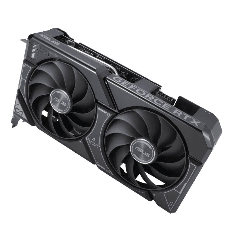 Asus ASUS Dual GeForce RTX 4060 Ti OC Black Graphics Card, 8GB GDDR6 128-bit Memory, 2595 MHz Boost Clock, 18 Gbps Memory Speed, 4352 CUDA Cores, PCI E 4.0, HDMI, DisplayPort, 2 Year Warranty | 90YV0J49-M0NA00 - thumbnail 2