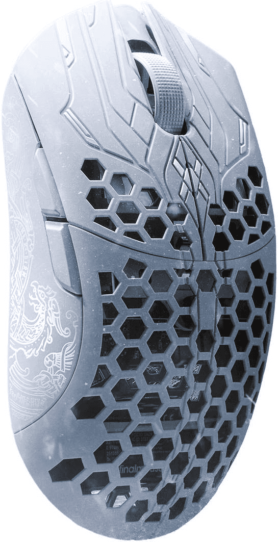 finalmouse Finalmouse UltralightX (ULX) Frostlord,33g Carbon Fiber Wireless Gaming Mouse 8000Hz Polling, PixArt Sensor, 319 s Click Latency, Huano Blueshell Switches, Large (Classic ) | M89001L-FL.5CN1030 - thumbnail 2