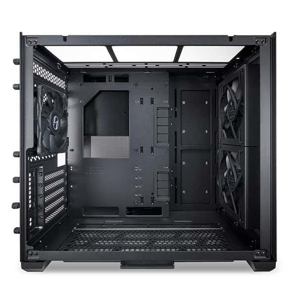 LIAN LI Lian Li O11 Air Mini ATX Mini Tower Computer Case, Tempered Glass, Radiator Support Up to 280mm, 5/7 Expansion Slots, Front 2x140mm PWM Fan, Aluminum Panel, Black | G99.O11AMX.00 - thumbnail 7