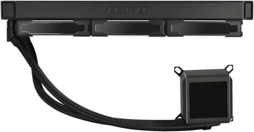 LIAN LI Lian Li Galahad II LCD 360 AIO aRGB CPU Liquid Cooler with 120mm SL Infinity Fans, 2.88??? IPS LCD Screen, Asetek 8th Gen 3600 RPM Pump, Up to 2450 RPM Fan Speed, 79.9 CFM Airflow, Black | GA2ALCD36INB - thumbnail 6