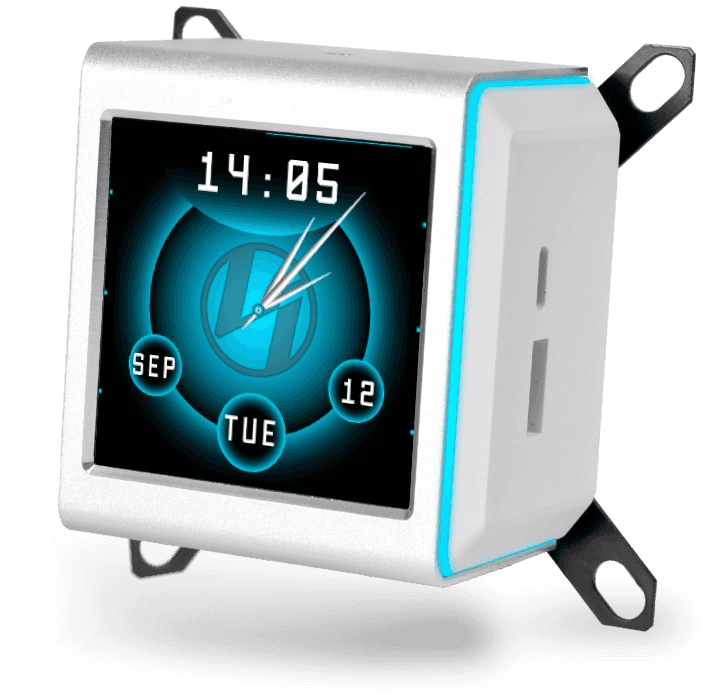 LIAN LI Lian Li Galahad II LCD 360 AIO RGB CPU Liquid Cooler, 2.88??? IPS LCD Screen, Asetek 8th Gen 3600 RPM Pump, 120mm FDB Fans, Up to 2450 RPM Fan Speed, 79.9 CFM Airflow, White | G89.GA2ALCD36W.00 - thumbnail 4