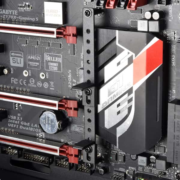 LIAN LI Lian Li Graphic Card Anti-sag Bracket, compatible with ATX and E-ATX sized motherboard, Provide extra support to graphic cards, Improves the look of your PC | GB-001 - thumbnail 3