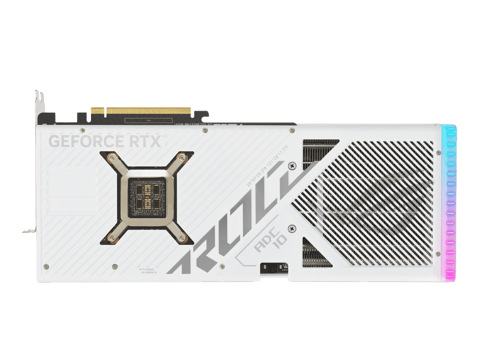 Asus ASUS ROG STRIX GAMING RTX 4090 OC Graphics Card, 24GB GDDR6X 384-bit Memory, 16384 CUDA Cores, 2610 MHz Engine Clock, 21Gbps Memory Speed, PCI E 4.0, 2x HDMI, 3x DP, HDCP, White | 90YV0ID2-M0NA00  4090 WHITE  - thumbnail 2