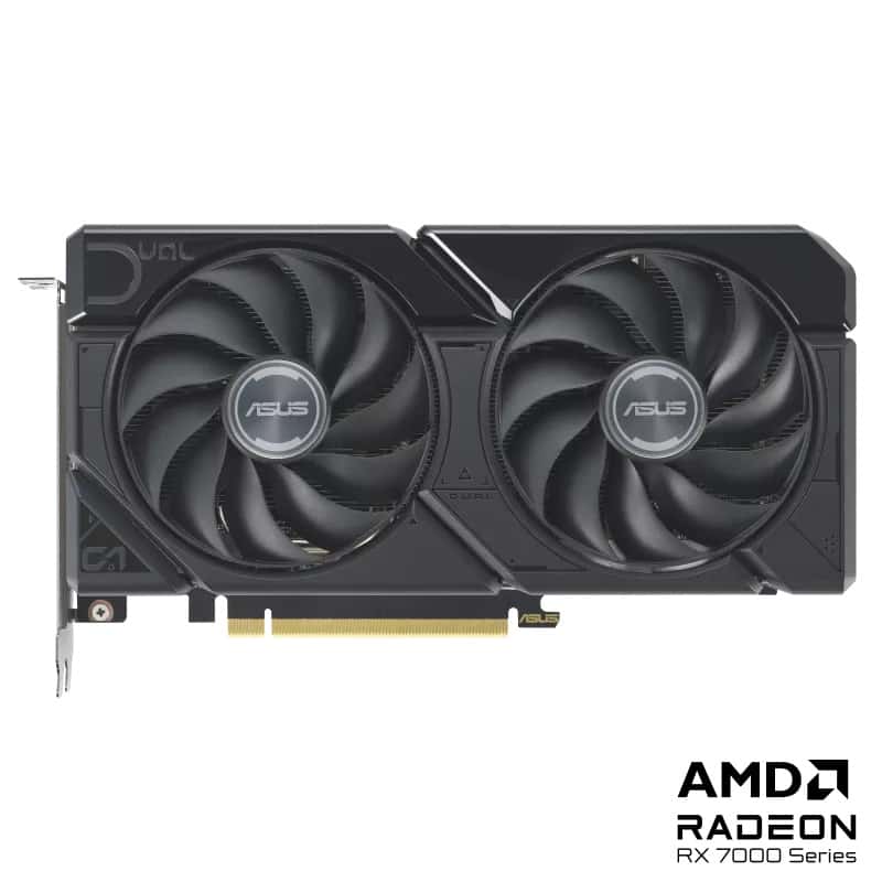 Asus ASUS Dual Radeon??? RX 7600 XT OC Edition 16GB GDDR6 Graphic Card, 18 Gbps 128-bit, 2048 Stream Processors, Max Resolution 7680 x 4320, Max Boost,  PCI Express 4.0,  OpenGL4.6 | 90YV0K21-M0NA002801 MHz - thumbnail 5