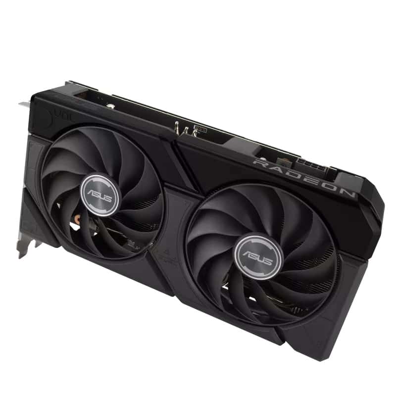 Asus ASUS Dual Radeon??? RX 7600 XT OC Edition 16GB GDDR6 Graphic Card, 18 Gbps 128-bit, 2048 Stream Processors, Max Resolution 7680 x 4320, Max Boost,  PCI Express 4.0,  OpenGL4.6 | 90YV0K21-M0NA002801 MHz - thumbnail 1