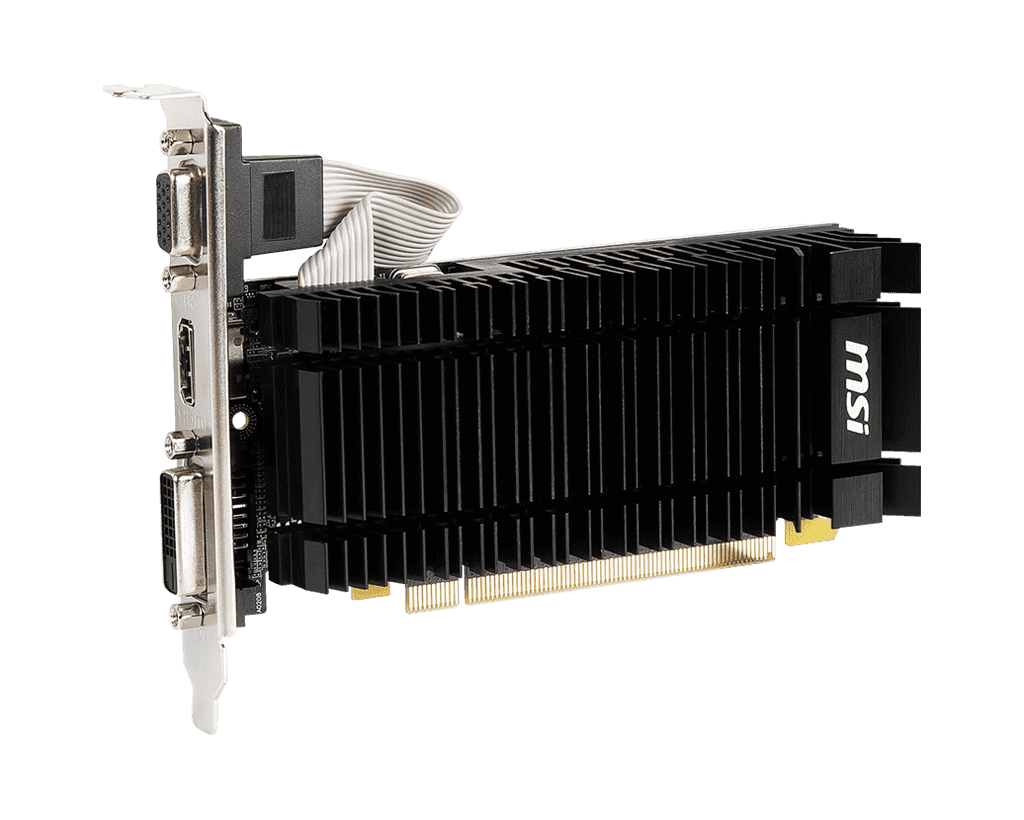MSI MSI N730K-2GD3H/LPV1 NVIDIA GeForce GT 730 2GB Graphic card, DDR3 1600 MHz Memory, NVIDIA 3D Vision, 3x Video Outputs  - thumbnail 4