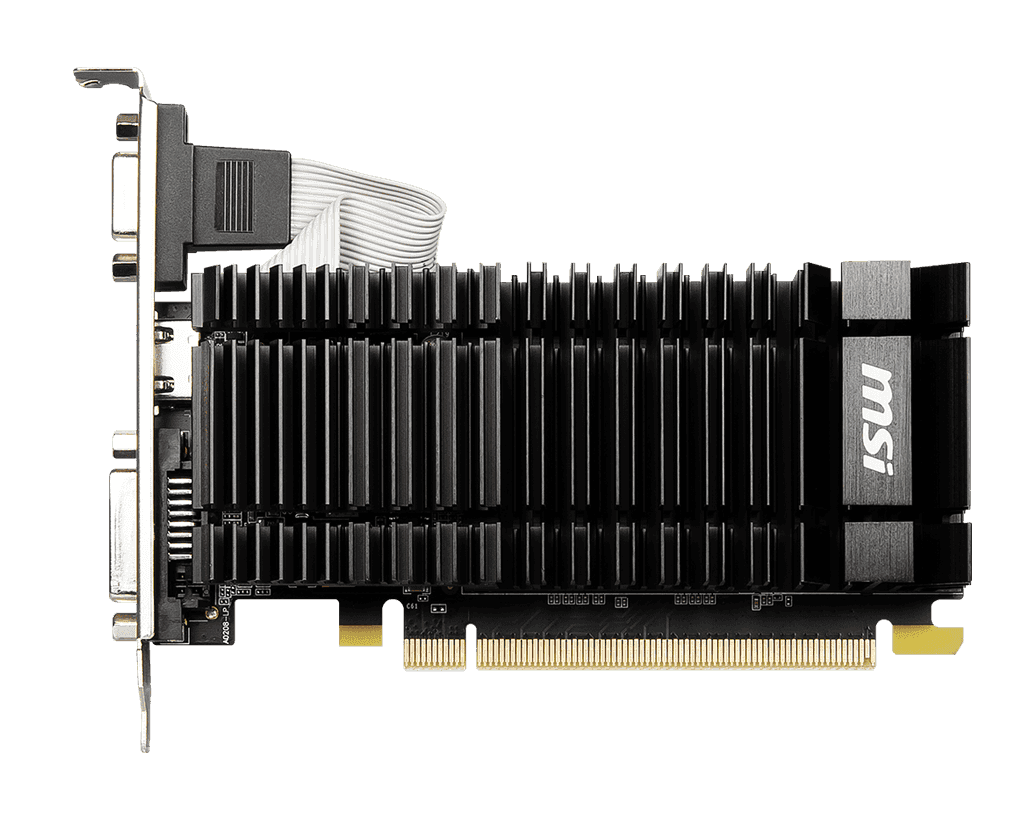 MSI MSI N730K-2GD3H/LPV1 NVIDIA GeForce GT 730 2GB Graphic card, DDR3 1600 MHz Memory, NVIDIA 3D Vision, 3x Video Outputs  - thumbnail 1