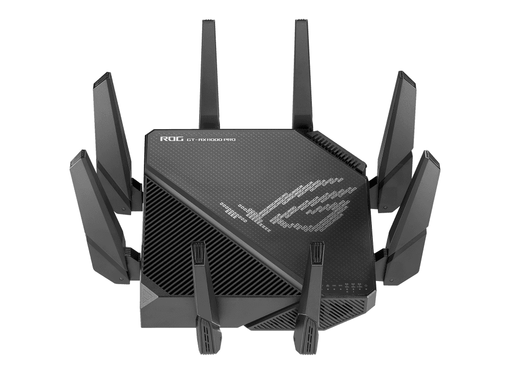Asus ASUS ROG Rapture GT-AX11000 Pro  GT-AX11000 Pro Tri-Band WiFi 6 gaming router, 2.5G port, 10G port, enhanced hardware, ASUS RangeBoost Plus, 5.9 GHz, Triple-level game acceleration, free network security and AiMesh support | 90IG0720-MU2A00 - thumbnail 2