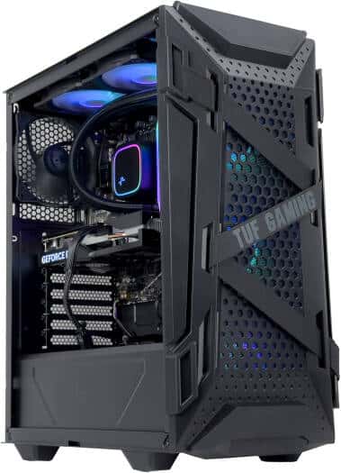 Nanotech Mid Range Gaming PC Powered by ASUS - Intel Core i7 14700KF 5.6GHz MaxTurbo, Nvidia RTX???? 4060 OC 8GB, 32GB DDR5 RAM 5600Mhz, 1TB SSD, 650W PSU, 240mm Liquid Cooler - thumbnail 2