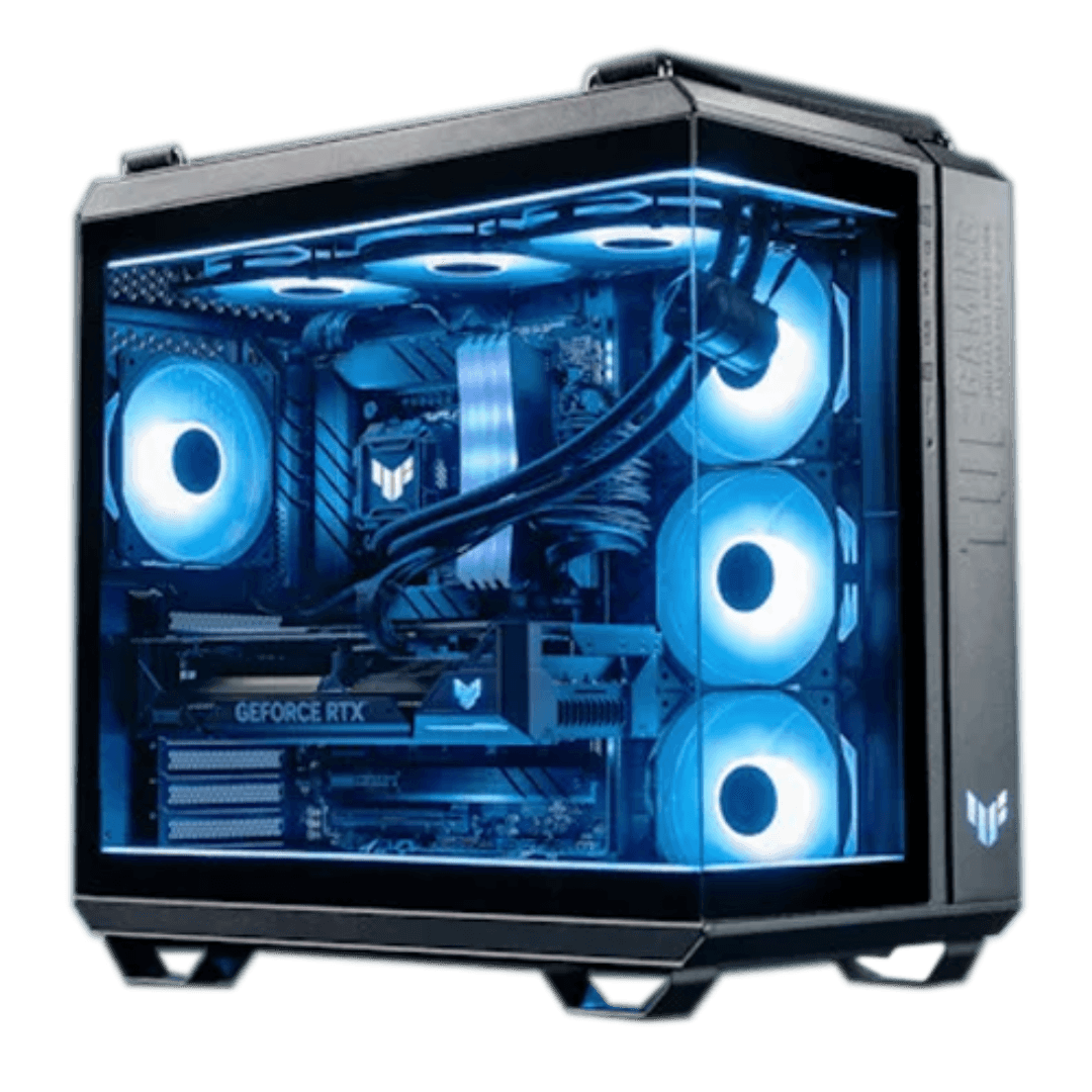 Asus ASUS Powered Performance AMD 9950X3D & TUF 5070Ti Gaming & Creation PC, AMD Ryzen 9 9950X3D, TUF GAMING 5070TI OC 16GB, 32GB (2x16GB)  6000MTs, 990 Pro 2TB, 850W - thumbnail 1