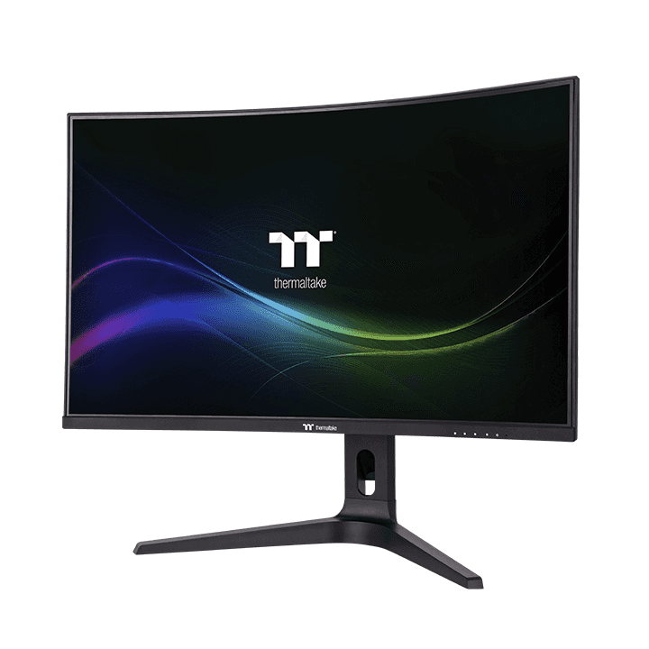Thermaltake Thermaltake TGM-V32CQ 32" Curved Gaming Monitor, QHD 1440p, 1000R Curvature, 170Hz Refresh Rate, 1ms MPRT, FreeSync Premium | GM-GCE-32CEQB-US - thumbnail 2
