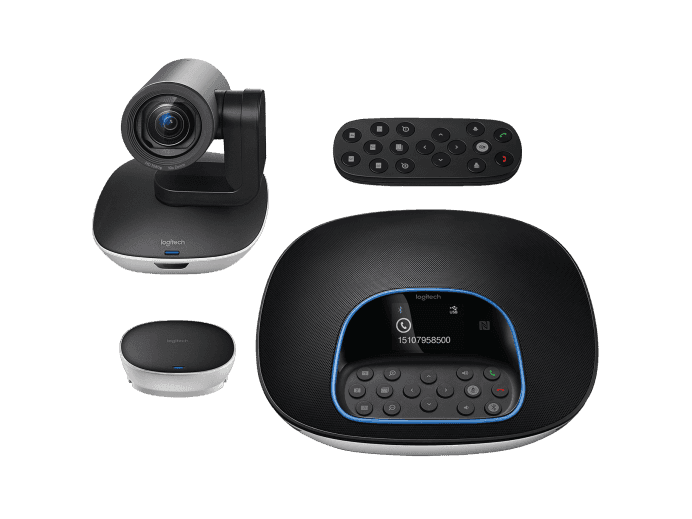 Logitech Group Video Conferencing Bundle with Expansion Mics for Big Meeting Rooms | 960-001057 thumbnail 1