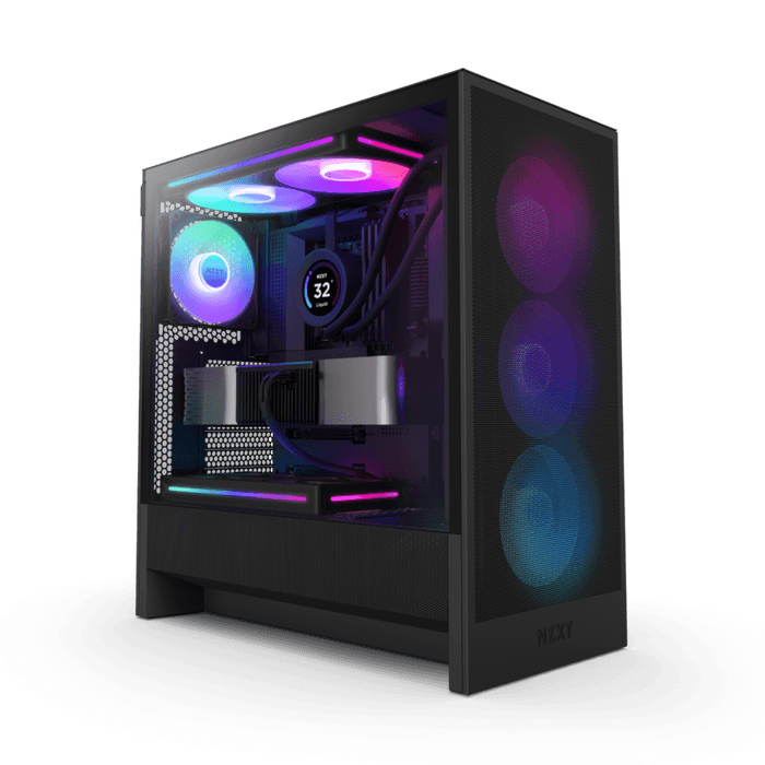 NZXT NZXT Gaming & Rendering PC: AMD Ryzen 9 9950X3D (16 Cores) + RTX 5090 OC 32GB, 32GB DDR5 6000MHz, 1TB PCIe Gen5 (14,200MB/s), LCD AIO, 1000W Gold ATX 3.1, WiFi 7 - thumbnail 1