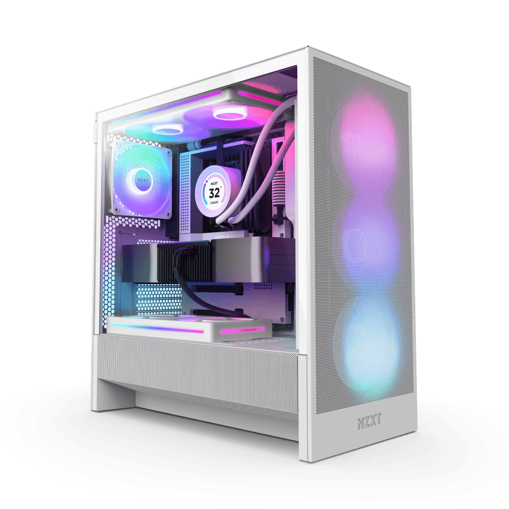 AMD AMD 7800X3D X 9070XT White Gaming PC, AMD Ryzen 7 7800X3D, AMD Radeon PURE RX 9070 XT 16GB, 32GB (2x16GB) DDR5 6000MHz, 2TB NVMe, 850W - thumbnail 1