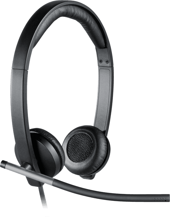 Logitech H650e USB Business Headset with Noise Cancelling Mic, Tactile and intuitive controls, Enterprise-grade audio quality, Designed for business, Stereo | 981-000519 thumbnail 2