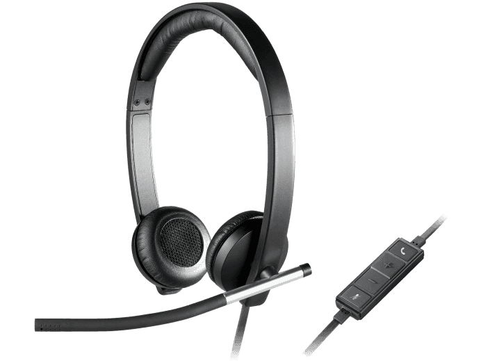 Logitech H650e USB Business Headset with Noise Cancelling Mic, Tactile and intuitive controls, Enterprise-grade audio quality, Designed for business, Stereo | 981-000519 thumbnail 1