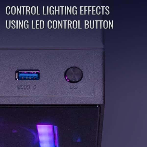 Aerocool H66F RGB Control Hub, Access 16.8 Million Colors & More Lighting Effects, Connect Up to Six 6-Pin ARGB Fans, Control Light Effects with Remote Control, Black | AC-H66F thumbnail 5