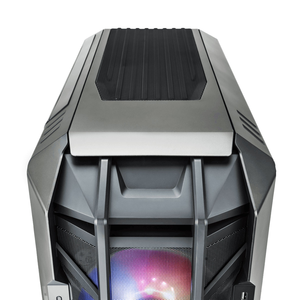 Cooler Master Cooler Master HAF 700 Full Tower Computer Case, 2x SickleFlow 20cm aRGB & 3x 12cm aRGB Included Fans, Up to 480mm Radiator & 17x Fan Support, Tempered Glass Side Panel, Grey | H700-IGNN-S00 - thumbnail 4