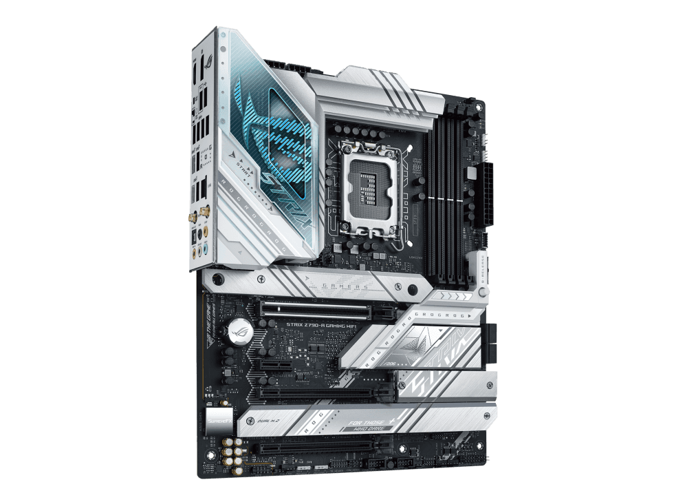 Asus ASUS ROG STRIX Z790-A GAMING WIFI LGA1700 ATX Motherboard, Intel Z790 Chipset, 4x DDR5 DIMM, Max128GB, WiFi 6E 6GHz, 1x PCIe 5.0 x16, 1x HDMI, 1xDP, USB 3.2, Aura Sync | 90MB1E00-M0EAY0 - thumbnail 1