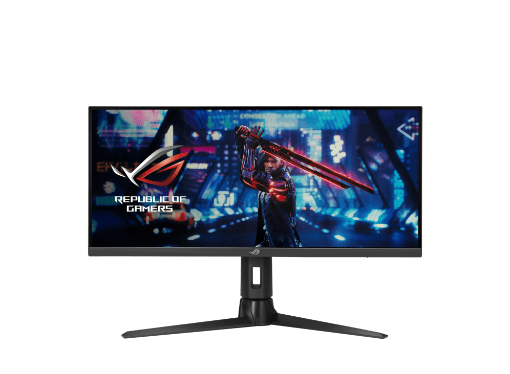 Asus ASUS ROG Strix XG309CM Gaming Monitor ??? 30 inch (29.5 inch viewable) 2560x1080, overclocking 220Hz* (Above 144Hz), 1ms (GTG), Fast IPS, Extreme Low Motion Blur Sync, USB Type-C, 110% sRGB, G-Sync compatible, KVM support, Tripod socket. - thumbnail 2