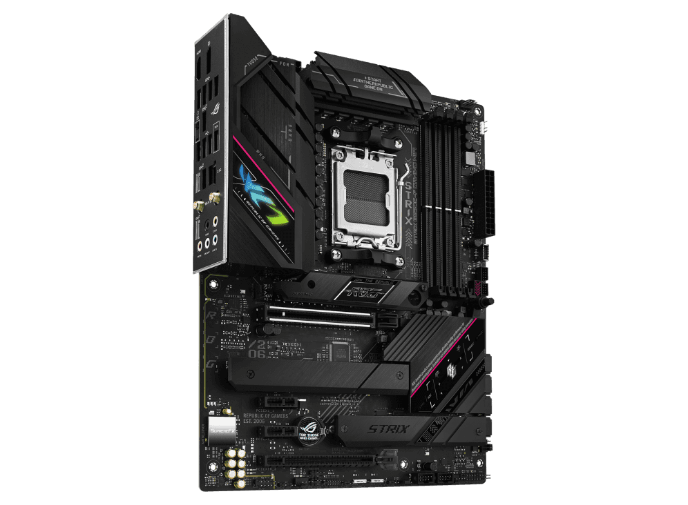 Asus ASUS ROG STRIX B650E-F GAMING WIFI ATX Motherboard, AM5 Socket, AMD B650 Chipset, Intel 2.5Gb Ethernet, 4 x 2-Channel DDR5 128GB Max, 1xPCIe 5.0x16, 3xM.2 PCIe, USB 2.0/3.2 1xHDMI/DP | 90MB1BQ0-M0EAY0 - thumbnail 6