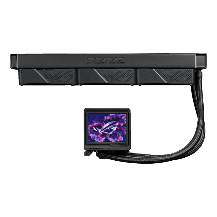 Asus ASUS ROG Ryujin III 360 ARGB Extreme AIO Liquid CPU Cooler, 3.5" Magnetic LCD Display, Asetek Emma Gen 8th V2 Pump, LGA 1851 & AM5 Ready, Black | 90RC0131-M0EAY0 - thumbnail 6
