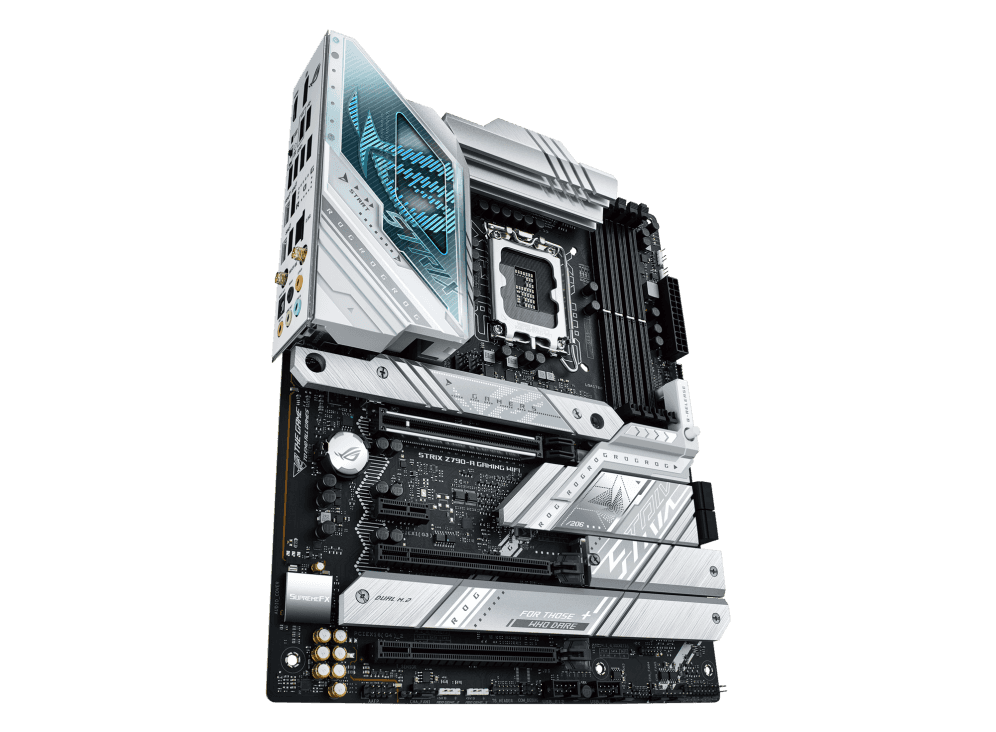 Asus ASUS ROG STRIX Z790-A GAMING WIFI LGA1700 ATX Motherboard, Intel Z790 Chipset, 4x DDR5 DIMM, Max128GB, WiFi 6E 6GHz, 1x PCIe 5.0 x16, 1x HDMI, 1xDP, USB 3.2, Aura Sync | 90MB1E00-M0EAY0 - thumbnail 8
