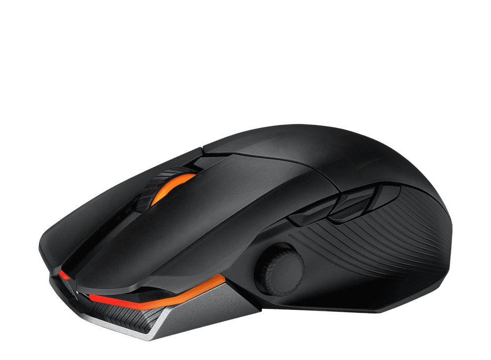 Asus ASUS ROG Chakram X Origin RGB Wireless Gaming Mouse, 36000 DPI AimPoint Optical Sensor, 2.4 GHz / BT / Wired Tri-Mode Connect, Up to 150H Battery Life, 11 Programmable Buttons, Black | 90MP02N1-BMUA00 - thumbnail 6