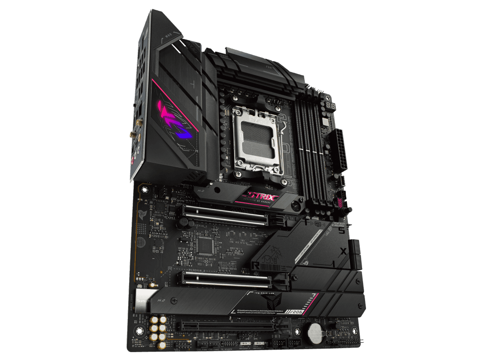 Asus ASUS ROG STRIX B650E-E GAMING WIFI DDR5 AMD RYZEN MOTHERBOARD, AMD Socket AM5, B650 Chipset, 2.5Gb Ethernet, Bluetooth, WiFi 6E 6GHz, Max 128GB 4xDIMM Memory, PCIe 5.0x16, 4xM.2 Slot | 90MB1BB0-M0EAY0 - thumbnail 2