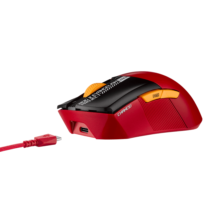 Asus ASUS ROG Gladius III Wireless EVA-02 Edition Gaming Mouse, Tri-Mode Connectivity, AimPoint Sensor, Up to 36000 DPI Resolution, 650 IPS Max Speed, AURA Sync, 1000Hz Polling Rate | 90MP03F0-BMUA00 - thumbnail 5