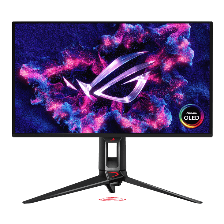 Asus ASUS ROG Swift PG27UCDM Gaming Monitor, 27" QD-OLED Display, 4K UHD Resolution, 240Hz Refresh Rate, 0.03ms (GtG) Response Time, AMD FreeSync Premium Pro & NVIDIA G-SYNC, Black | 90LM0B30-B01971 - thumbnail 1