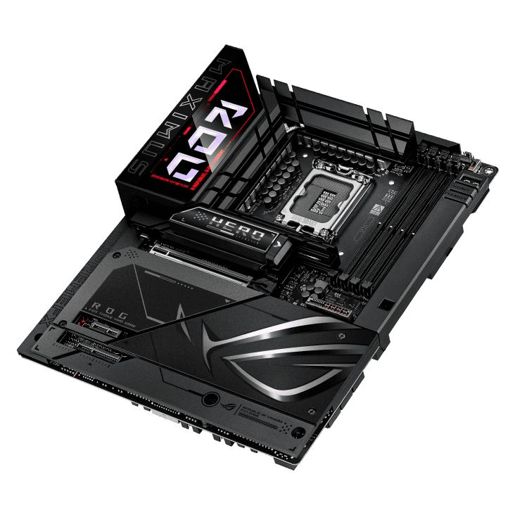 ASUS ROG Maximus Z890 Hero BTF LGA 1851 ATX Motherboard, Intel Z890 Chipset,4x DIMM DDR5 Slot, Up to 256GB Max Memory, 1x PCIe 5.0 x16 SafeSlot, 6x M.2 Slots, WiFi & BT Connectivity | 90MB1KG0-M0EAY0 thumbnail 8