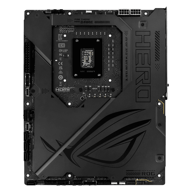 ASUS ROG Maximus Z890 Hero BTF LGA 1851 ATX Motherboard, Intel Z890 Chipset,4x DIMM DDR5 Slot, Up to 256GB Max Memory, 1x PCIe 5.0 x16 SafeSlot, 6x M.2 Slots, WiFi & BT Connectivity | 90MB1KG0-M0EAY0 thumbnail 6