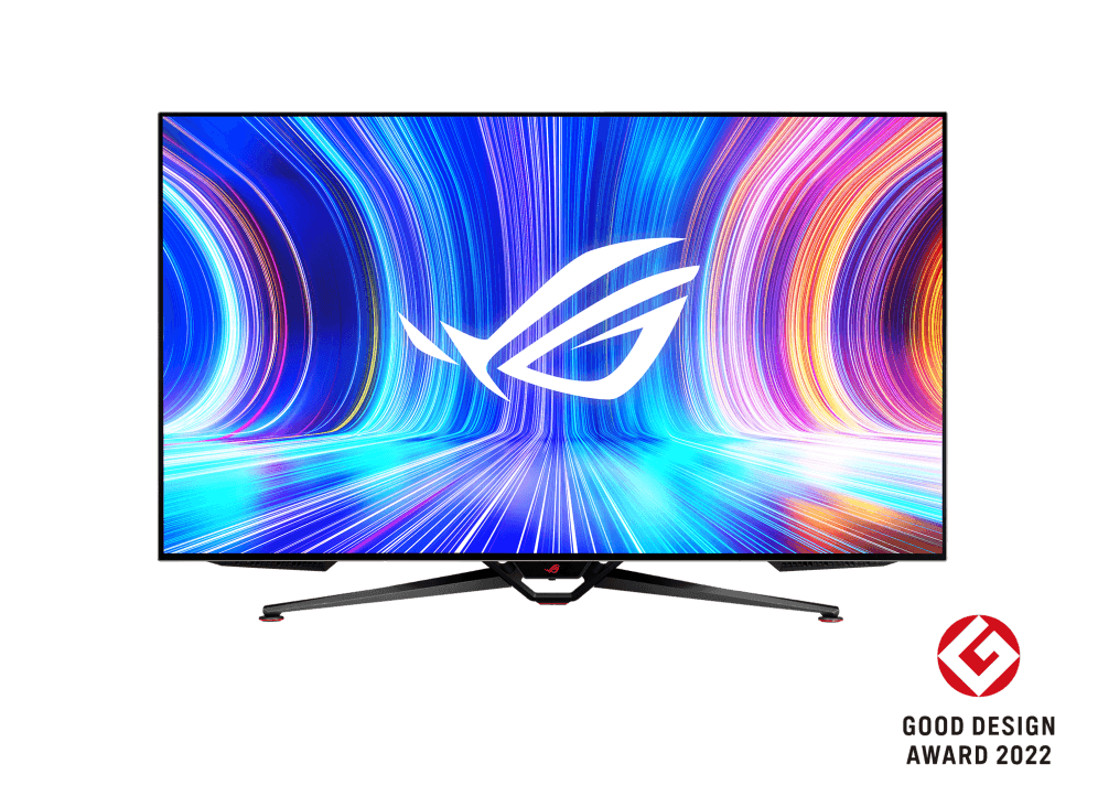 ASUS ROG Swift OLED PG48UQ 48" Gaming Monitor, 138Hz Refresh Rate, 0.1ms Response Time, G-SYNC Compatible, 1.07M Colors, 2x Speakers, 2x HDMI, 1xDP, 4x USB 3.2, Black | 90LM0840-B01970 thumbnail 9
