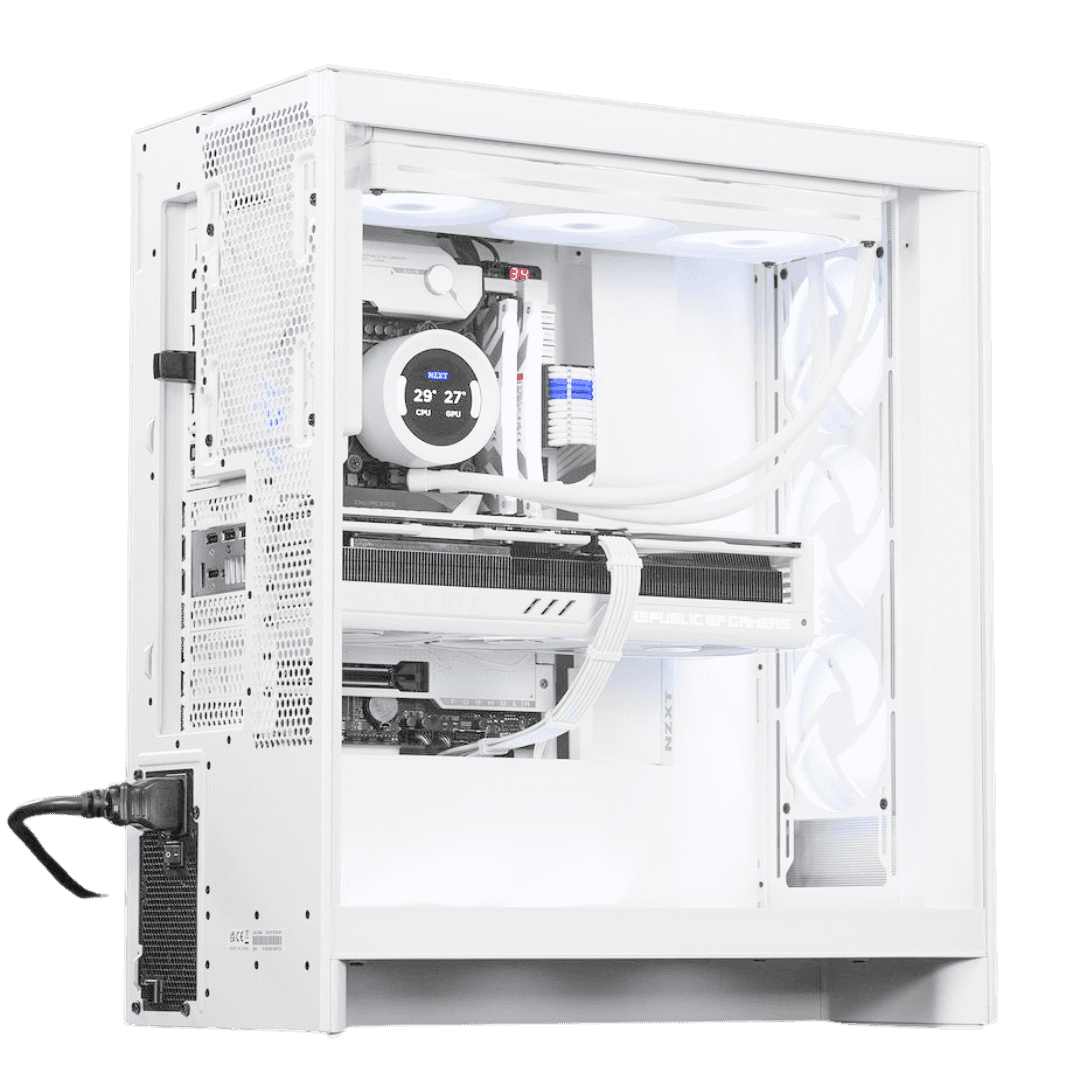 MSI MSI High Air Flow White AMD Gaming PC (Ryzen 9 9950X, 32GB RAM, 4080 16 GB Super, 2TB 990 Pro) - thumbnail 4