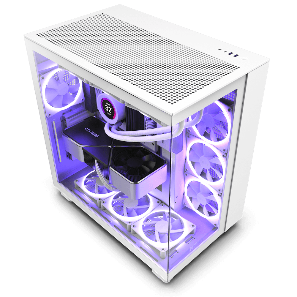 Asus H9 Built NZXT Powered AMD Gaming PC, AMD Ryzen 9 9900X, RTX 4080 SUPER 16GB, 32GB (2 x 16GB) 6400MTs, 2TB NVMe SSD, 850W - thumbnail 1