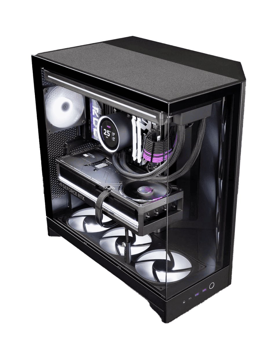 Nanotech Ultimate Gaming & Creation PC: AMD Ryzen 9 9950X3D + ROG ASTRAL RTX 5090 OC 32GB, 64GB DDR5 6000MHz RGB, 2TB PCIe Gen5 SSD (14,500MB/s), 420mm IPS LCD AIO, 1500W Platinum ATX 3.1 PSU, WiFi 7, NZXT H9 Flow RGB - thumbnail 3