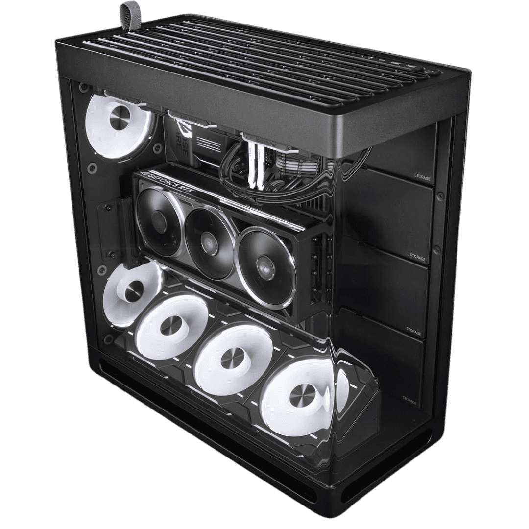Asus Gaming & Rendering PC, AMD 7950X Ryzen 9, 16-Core, 32-Thread, 5.7GHz, ROG ASTRAL 5090 32GB GDDR7 OC, 96GB (2x48GB) 6400MT/s, 8TB BLACK SN850X 7300MB/s, 1600W - thumbnail 3
