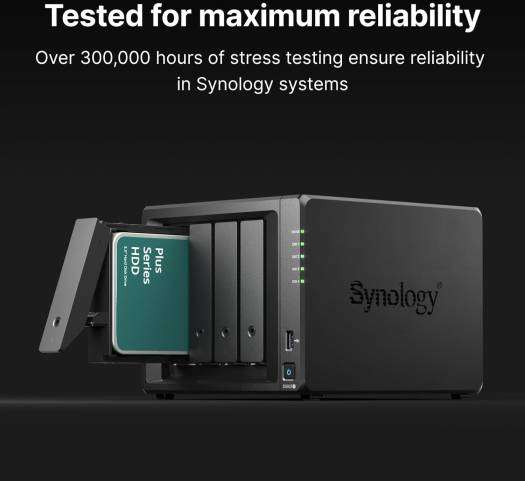 Synology Synology 8TB HAT3300 Plus Series SATA III 3.5" Internal NAS HDD, 256MB Cache, 5400 rpm Rotational Speed, Up to 202 MB/s Sustained Transfer Rate, 1 Million Hours MTBF | HAT3300-8T - thumbnail 2