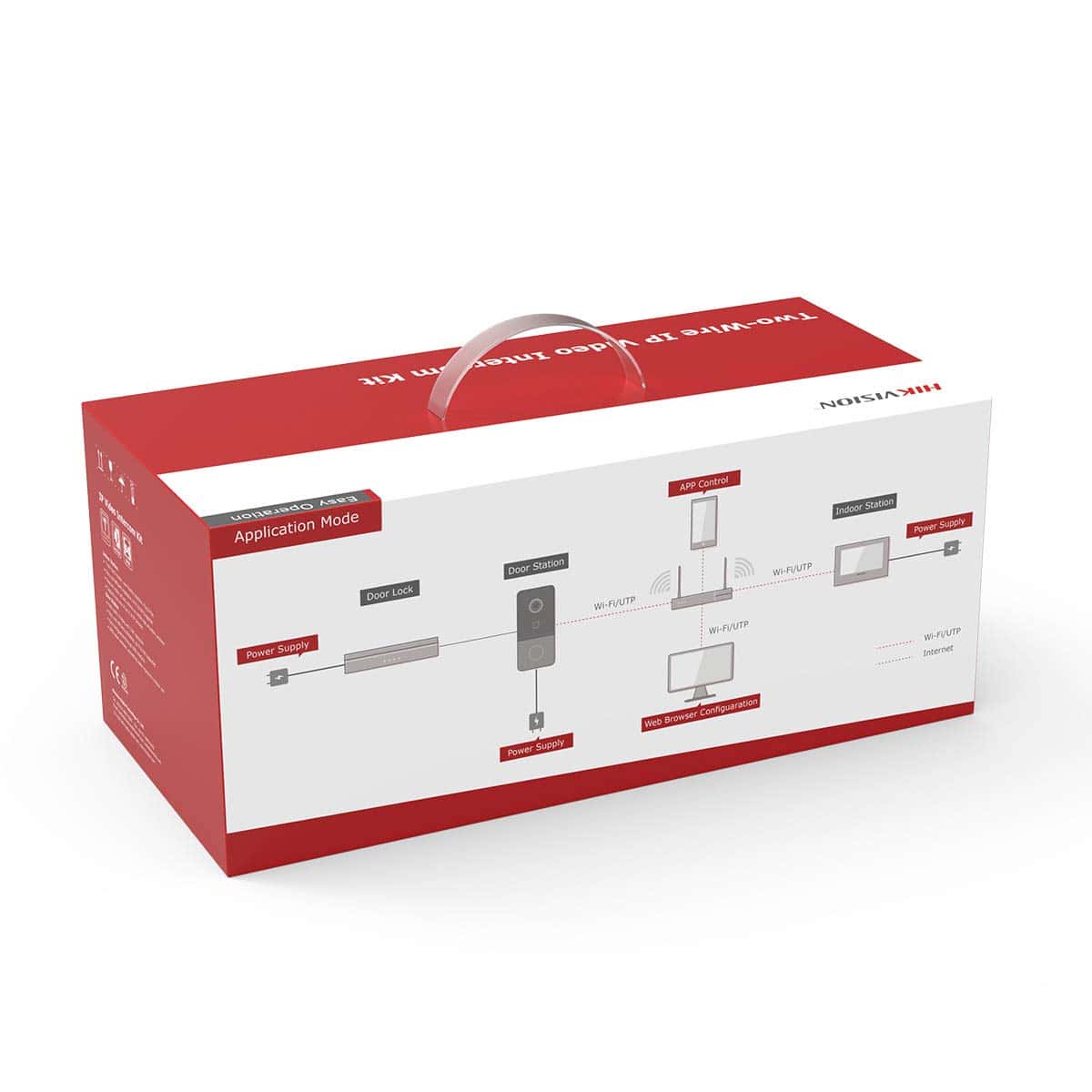 HIKVISION HIKVISION DS-KIS603-P hikvision Video Intercom Villa Door Station Bundle, 7-inch colorful touch screen with resolution 1024 ?? 600, Supports wireless network, Standard PoE - thumbnail 4
