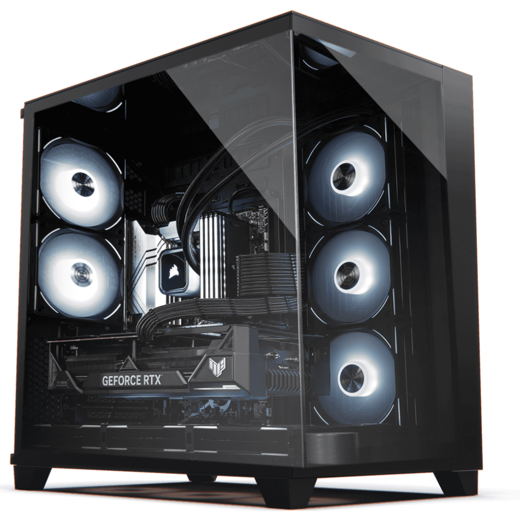 Nanotech Z790 Built Gaming PC, Core I9-14900K 14th Gen, GeForce RTX 4090 24 GB, 64GB (2x32GB) 6400MHz, 4 TB NVMe SSD, AIO Cooler, 1200W, WiFI+BT - thumbnail 1