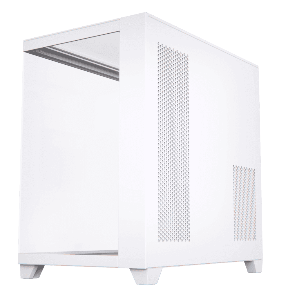 ACEGEEK AceGeek Horizon Type-C Dual Chamber Panoramic Tempered Glass ATX Mid Tower Gaming Computer Case White | AG-HORIZON-WT - thumbnail 6