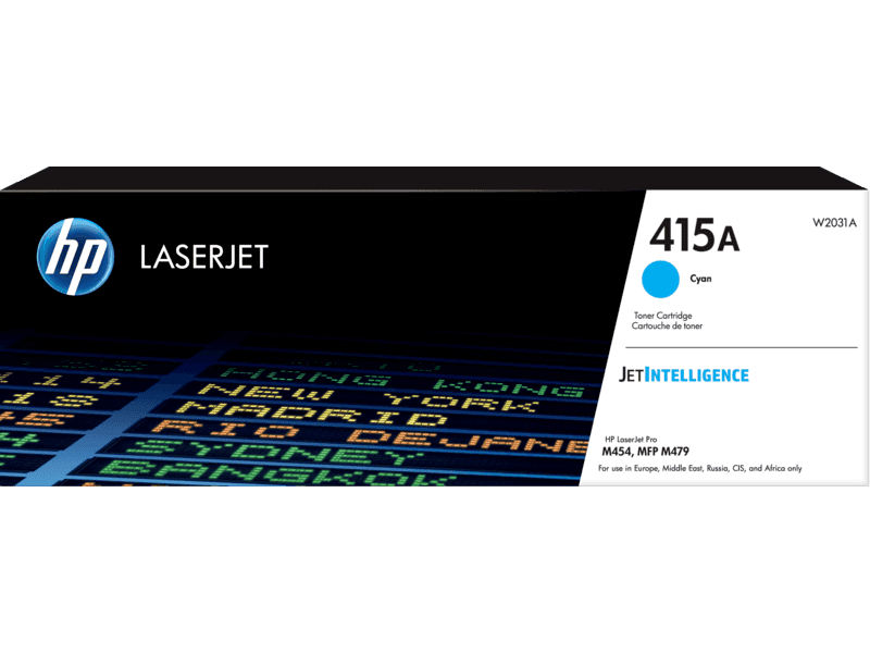 Hp HP 415A Cyan Original LaserJet Toner Cartridge | W2031A - thumbnail 1