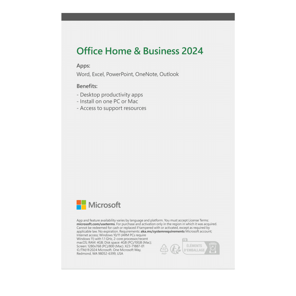 Microsoft Microsoft Office Home & Business 2024, 1x PC / MAC, CD Version | EAN -196388410118 - thumbnail 2