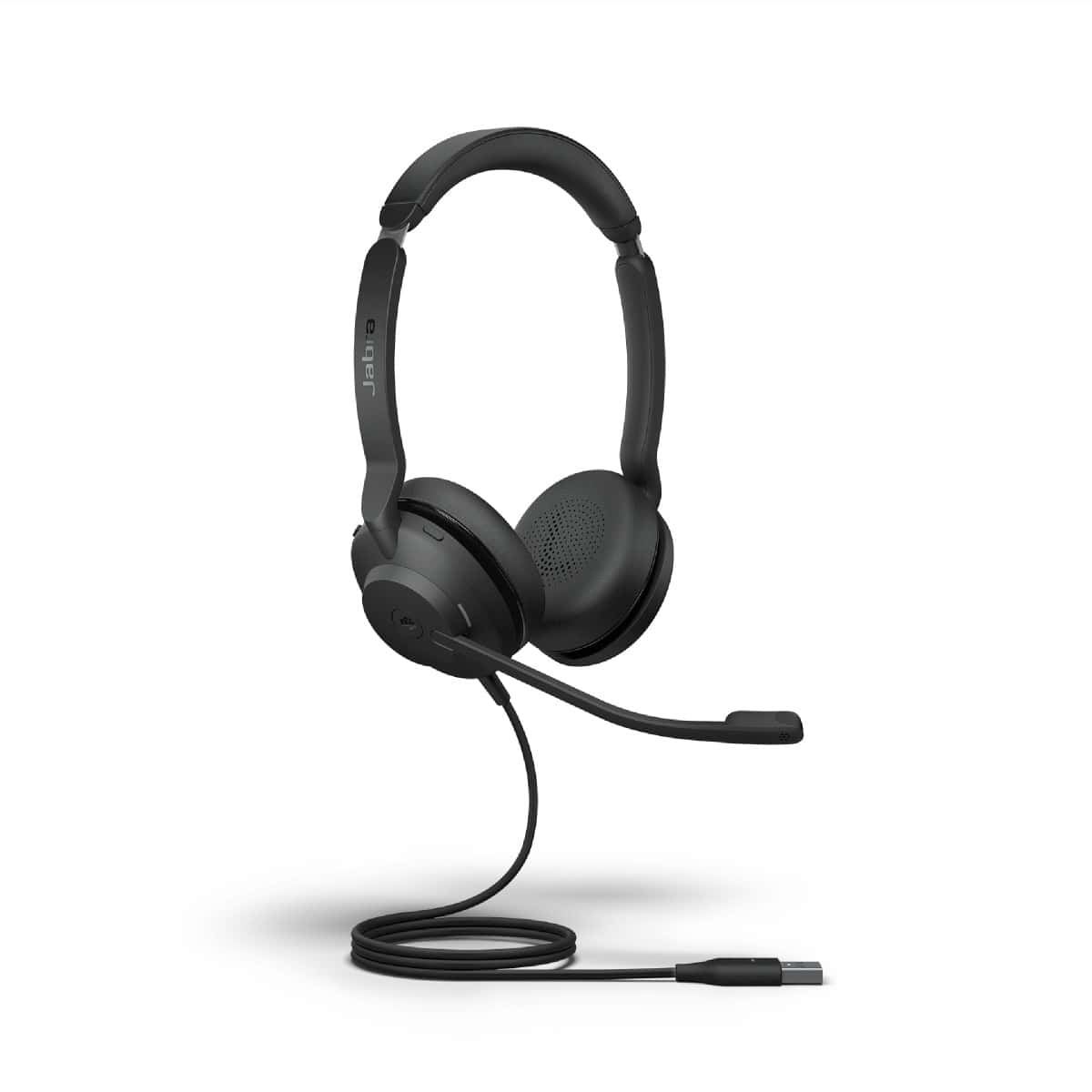 Jabra Jabra Evolve2 30 SE USB-A MS Stereo Wired Headset, USB-A Cable - MS Teams Certified, Works with All Other Platforms - Black | 23189-999-979 - thumbnail 1