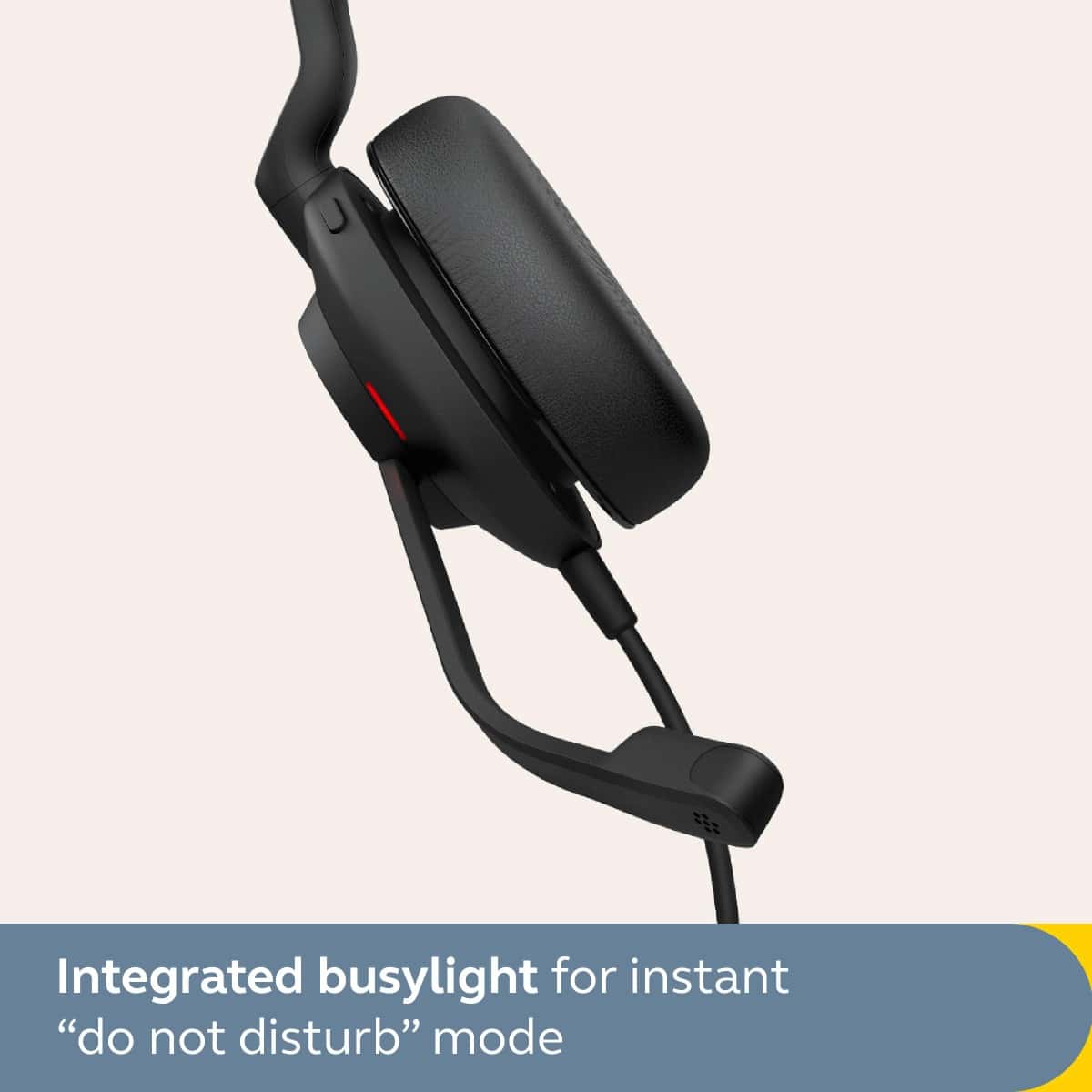 Jabra Jabra Evolve2 30 SE USB-A MS Stereo Wired Headset, USB-A Cable - MS Teams Certified, Works with All Other Platforms - Black | 23189-999-979 - thumbnail 4