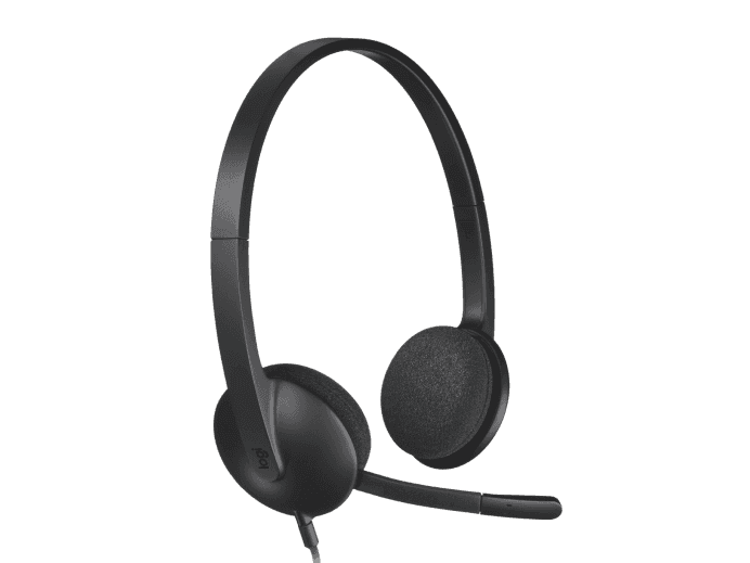 Logitech Logitech H340 USB Computer Headset With Digital Audio, USB-A, Win, macOS, ChromeOS, Black | 981-000475 - thumbnail 3