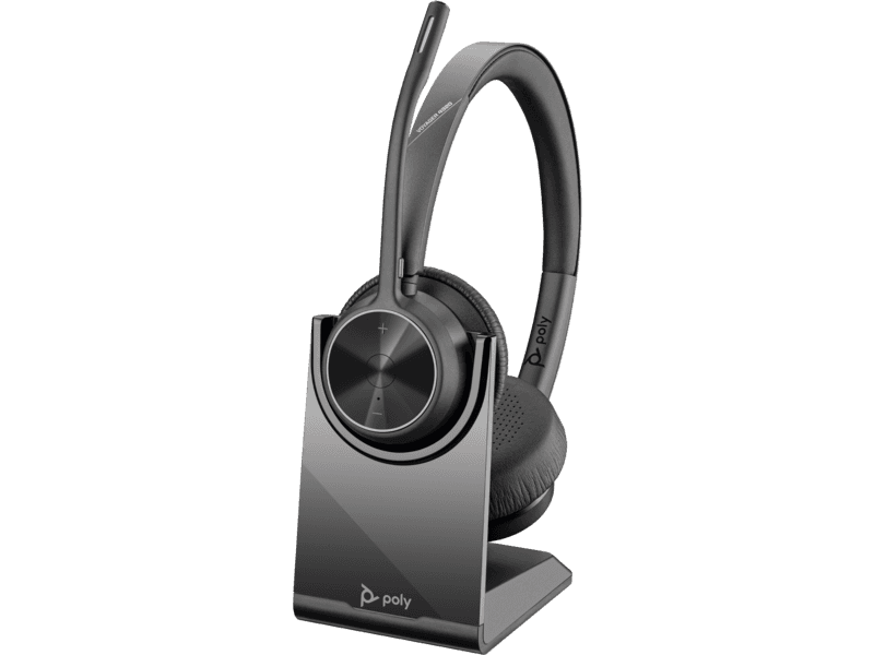 HP Poly Voyager 4320 UC Stereo USB-A Headset, + BT700 USB-A Adapter + Charging Stand, Up to 24 hours of talk time, with up to 50 m / 164 ft of wireless range  | 77Y99AA thumbnail 2
