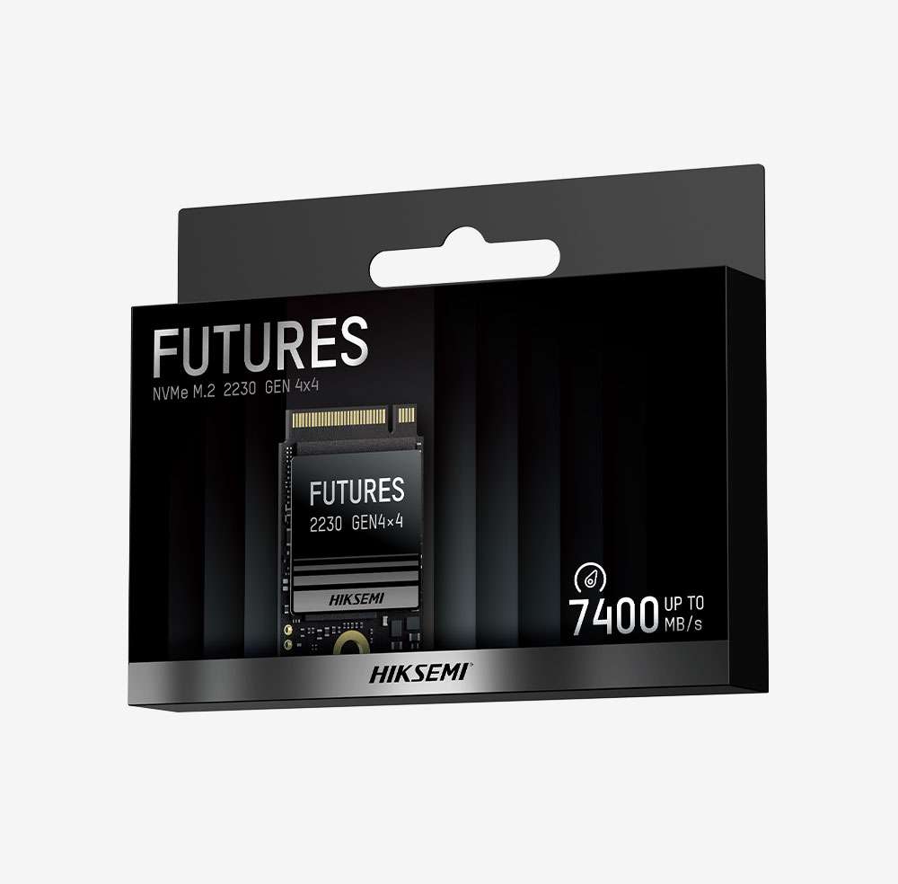 HIKVISION Hiksemi FUTURES Gen4 x4 NVMe M.2 2230 2TB SSD, PCIe 4.0, 7400MB/s, MTBF 2,000,000 hours | HS-SSD-FUTURES 2230 - thumbnail 1